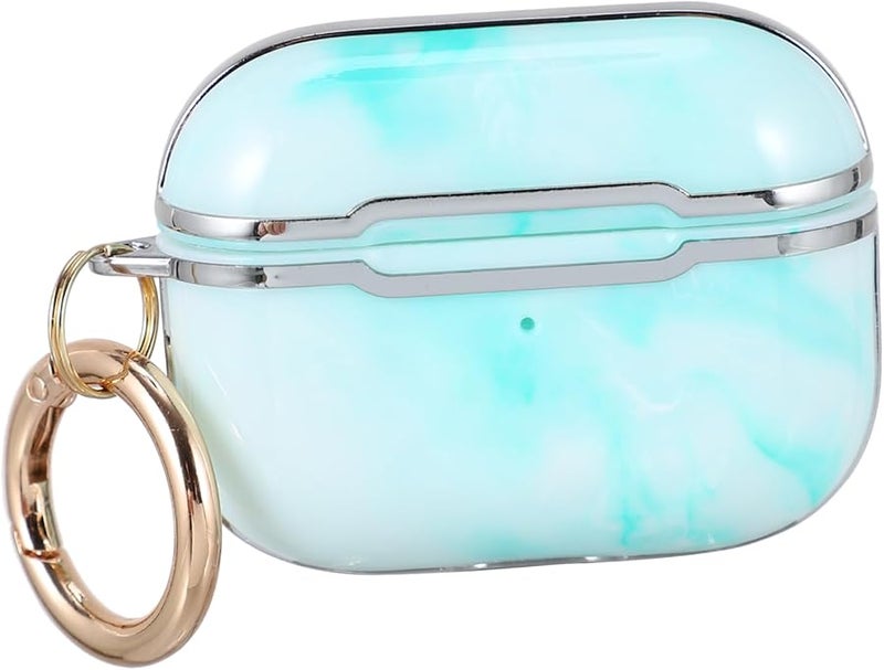 Balacoo Electroplated Marble Design Protective Case For Cordless Earbuds - Image 1